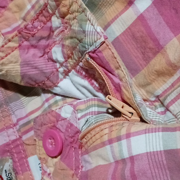 EUC 2 pair Plaid Bermuda Shorts Sz 5 juniors - Picture 5 of 13